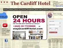 Tablet Screenshot of cardiff-hotel.com